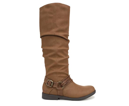 Blowfish Malibu Women's Petra Round Toe Boots - Tan Faux Leather