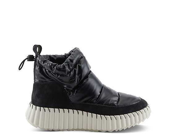 Patrizia Women's Bestinsnow Waterproof Metallic Down-Filled Sneaker Boot - Black