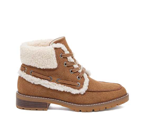 ROCKET DOG-WOMENS NIXIE LAVE UP FAUX FUR BOOT