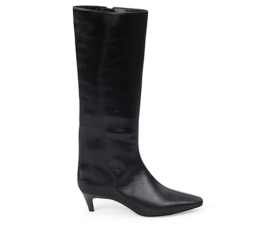 Coconuts by Matisse Women's Lucian Knee-High Pointed-Toe Kitten-Heel Boots - Black
