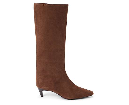 Coconuts by Matisse Lucian Knee-High Pointed-Toe Kitten Heel Boots - Espresso