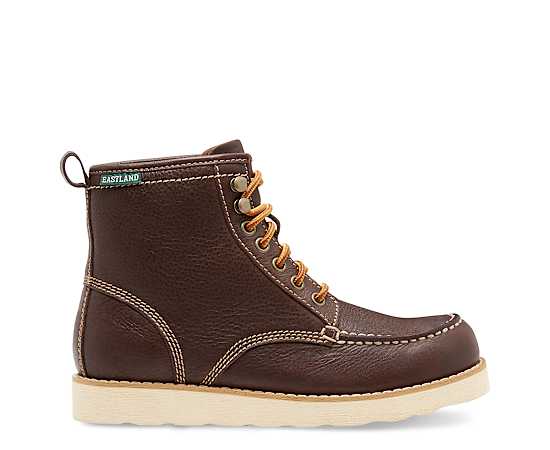 Eastland Womens Lumber Up Flat Heel Lace Up Boots, 7 Medium, Brown