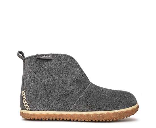Minnetonka Tucson Slippers for Ladies - Charcoal