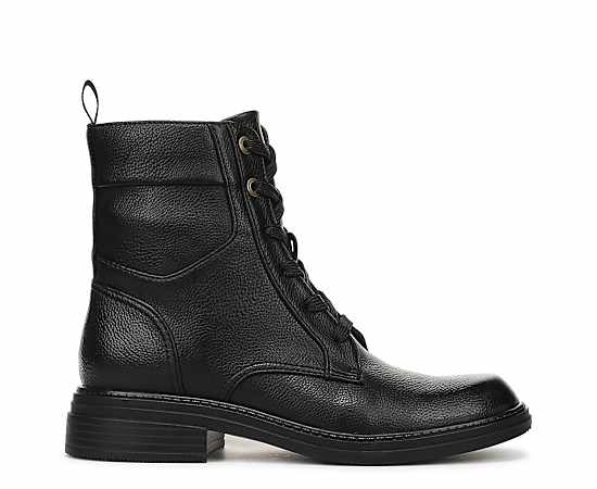 Naturalizer Women's Legend Zipper Short Boots - Black Faux Leather