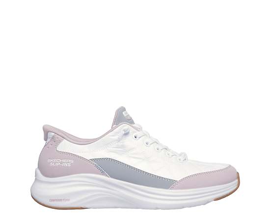 SKECHERS-WOMENS SLIP-INS CONTOUR FOAM COZY FIT SNEAKER