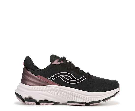 Ryka Women's Devotion Lace-Up Walking Sneakers - Black Multi Mesh Fabric