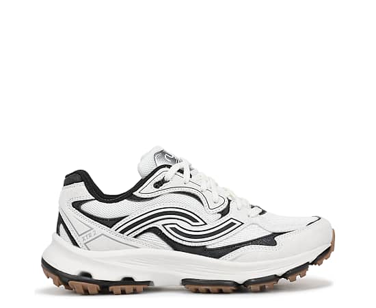 Ryka Women's Devotion X Tr 2 Lifestyle Sneakers - White/Black Suede/Mesh