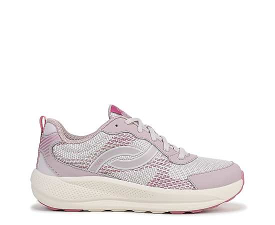 Ryka Intent Walking Sneakers Lilac Leather/Mesh 9.5 M Arch Support