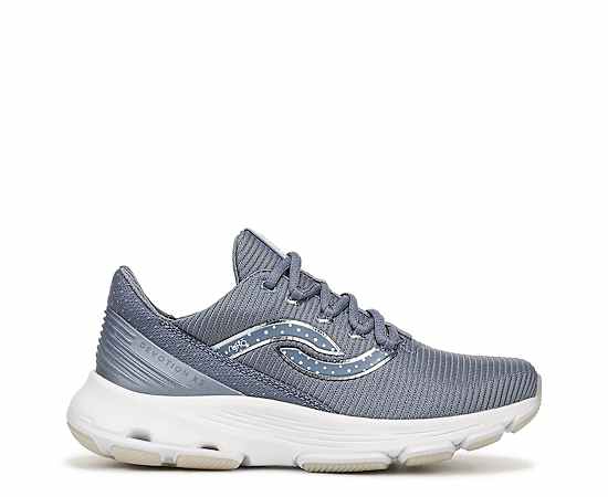 Ryka Women's Devotion X 2 Walking Sneakers - Blue/Silver Mesh Fabric