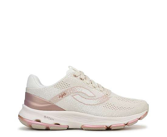 Ryka Devo Stride Lx Walking Sneakers Beige Knit/Mesh 12.0 M Lightweight
