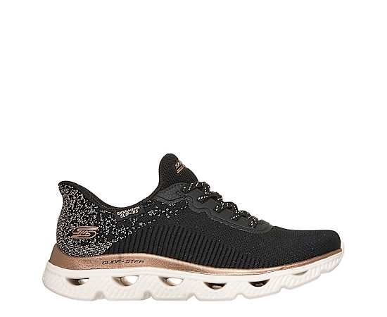 SKECHERS-WOMENS SLIP-INS GLIDE STEP ARC WAVES SNEAKER