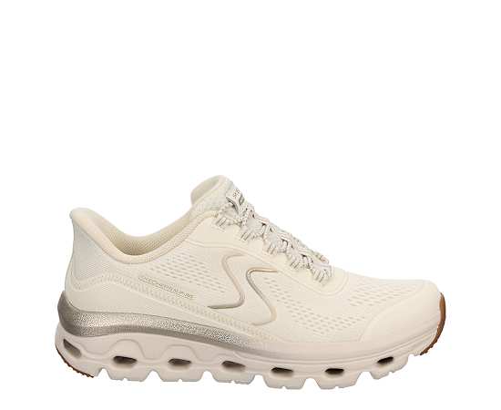SKECHERS-WOMENS SLIP-INS GLIDE STEP SOLE RUNNING SHOE
