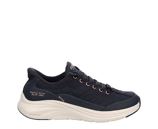 SKECHERS-WOMENS SLIP-INS CONTOUR FOAM COZY FIT SNEAKER