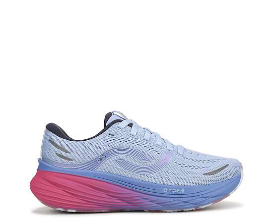 Ryka Premium Women's Windswift Lx Road Lace-Up Sneakers - Cornflower Blue Mesh