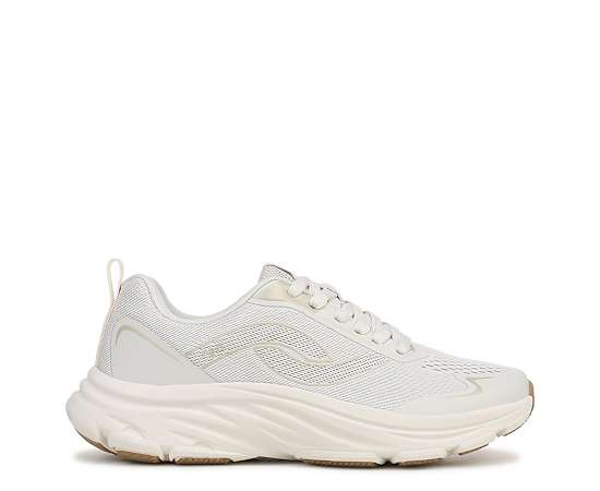 Ryka Women's Devine Max Lace-Up Walking Sneakers - White Alyssum Mesh
