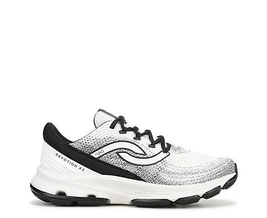 Ryka Devotion X 2 Walking Sneakers Brilliant White/Black Mesh 6.0 M Arch Support
