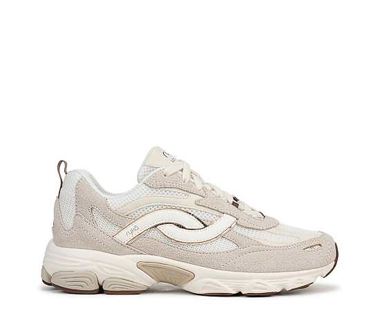 Ryka Ultimate X Sneakers Beach Beige Suede/Mesh Fabric/suede/leather 7.5 M Lightweight