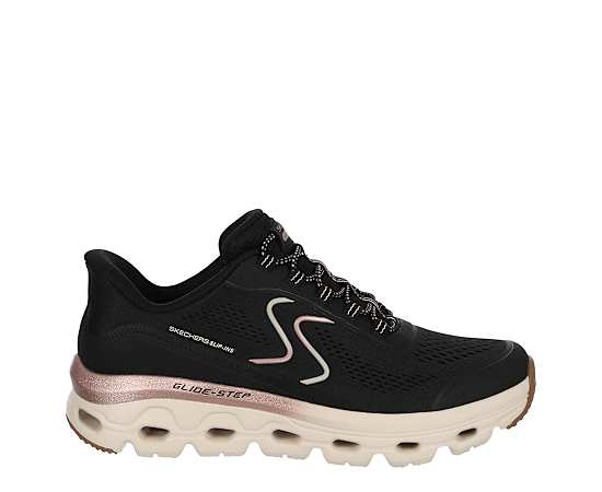 SKECHERS-WOMENS SLIP-INS GLIDE STEP SOLE RUNNING SHOE