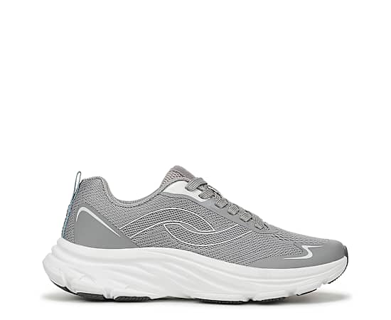 Ryka Women's Devine Max Lace-Up Walking Sneakers - Paloma Grey Mesh