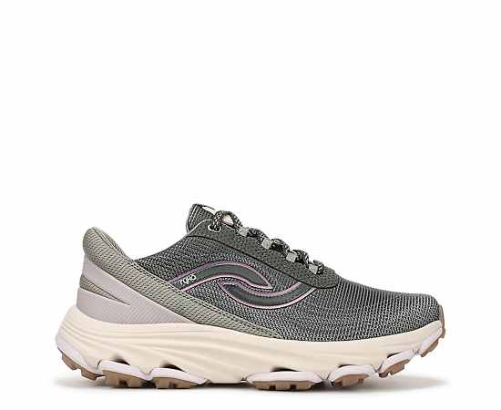 Ryka Women's Devotion Hiking Lace-Up Sneakers - Vetiver Green Mesh
