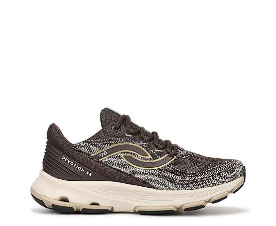 Ryka Women's Devotion X 2 Walking Sneakers - Java Brown Mesh