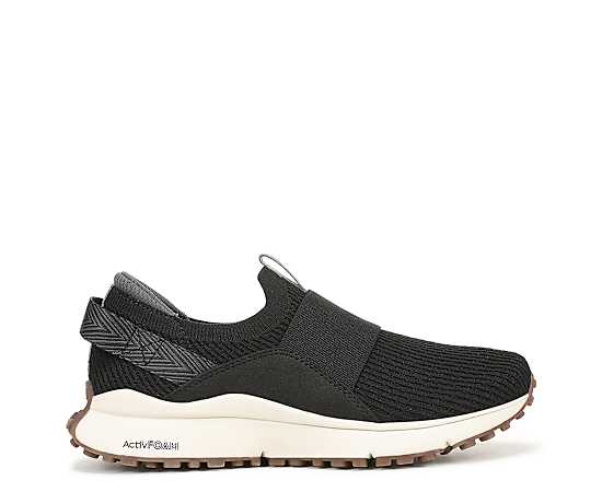 Ryka Women's Jumpstart Knit Running Inspired Slip-On Sneakers - Black Knit