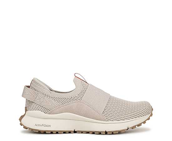 Ryka Women's Jumpstart Knit Running Inspired Slip-On Sneakers - French Beige Knit