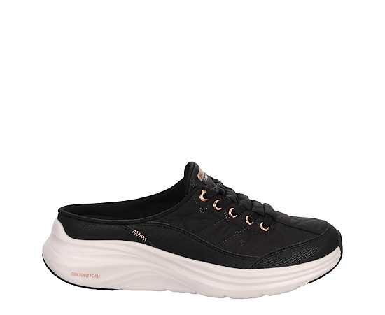 SKECHERS-WOMENS CONTOUR FOAM COZY FIT SLIP-ON SNEAKER