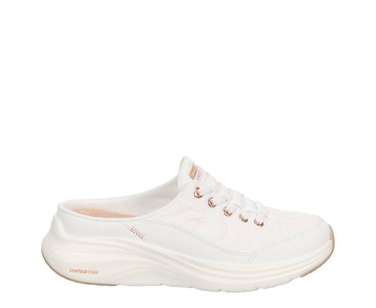 SKECHERS-WOMENS CONTOUR FOAM COZY FIT SLIP-ON SNEAKER