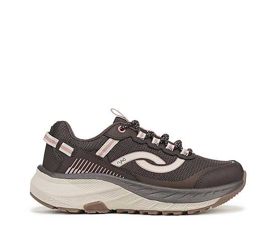 Ryka Guide Hiking Sneakers Java Brown Mesh Leather/synthetic 9.5 M