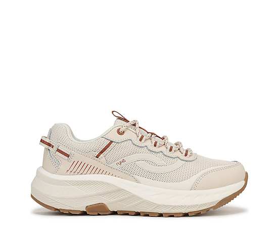 Ryka Guide Hiking Sneakers Whitecap Beige Mesh Leather/synthetic 5.5 M