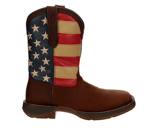 MENS FLAG WESTERN BOOT