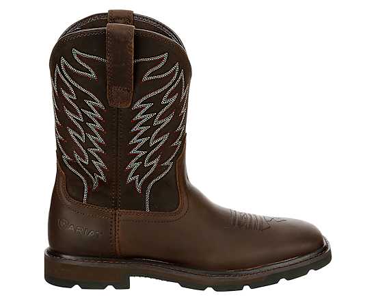 MENS GROUNDBREAKER WESTERN WORK BOOT