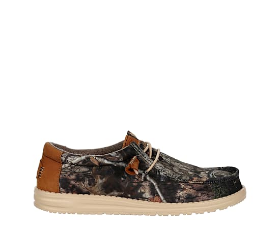 MENS WALLY MOSSY OAK SLIP ON SNEAKER