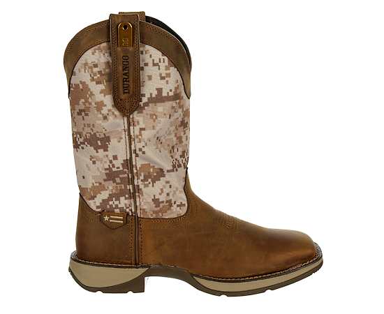 MENS REBEL DESERT CAMO WESTERN BOOT