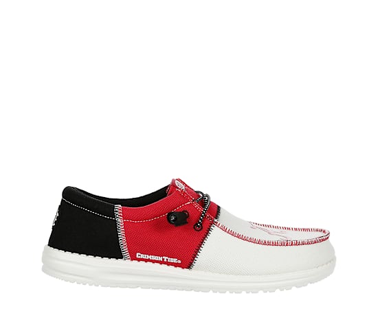 MENS WALLY TRI ALABAMA CRIMSON TIDE SLIP ON SNEAKER