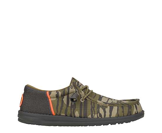 MENS WALLY MOSSY OAK SLIP ON SNEAKER