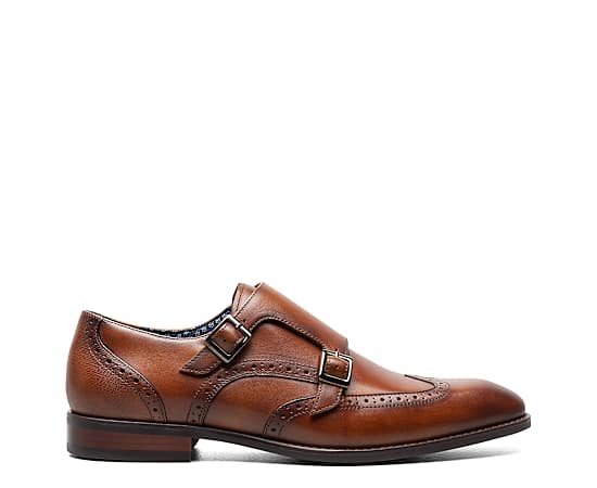 MENS KARSON WINGTIP DOUBLE MONK STRAP OXFORD