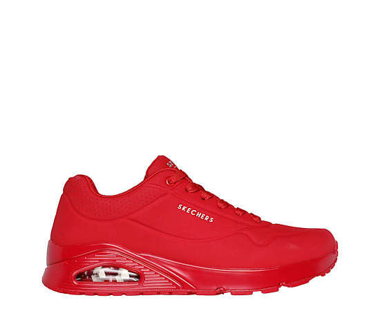 NIKE WOMENS COURT VISION LOW SNEAKER - RED