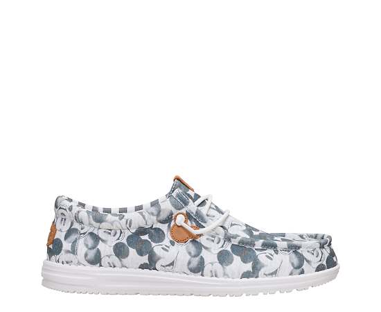 MENS WALLY MICKEY MOUSE SLIP ON SNEAKER