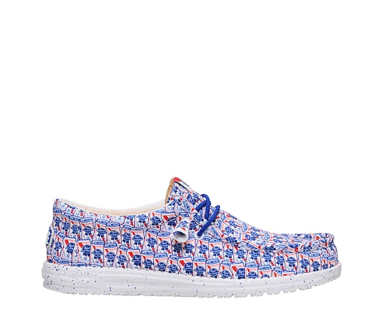 MENS WALLY PABST BLUE RIBBON SLIP ON SNEAKER