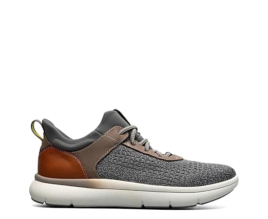 Florsheim Men's Fleet Knit Elastic Lace Sneakers Gray - Size: 8 D-Width