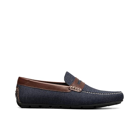 MENS MOTOR KNIT MOC TOE PENNY LOAFER
