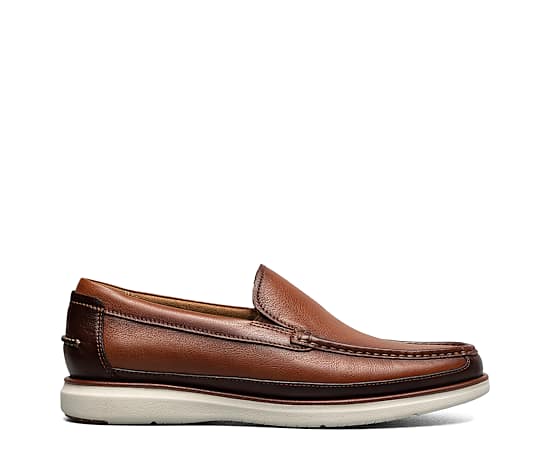Florsheim Shoes Tropics Moc Toe Venetian Slip On Cognac Multi Size 8