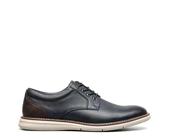 Nunn Bush Shoes Chase Casual Plain Toe Oxford Navy Multi Size 8.5