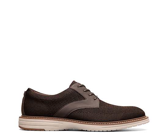 Nunn Bush Shoes Griff Knit Plain Toe Oxford Brown Multi Size 8