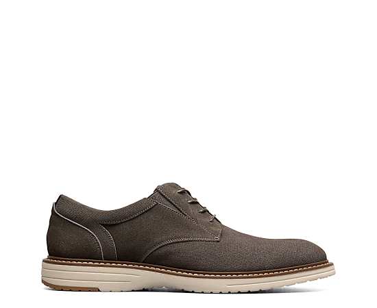 Nunn Bush Shoes Griff Suede Plain Toe Oxford Gunmetal Size 10