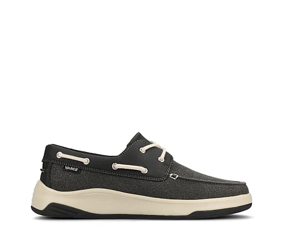 Vance Co Catamaran Mens Round Closed Toe Slip-On Shoe, 10 1/2 Medium, Black