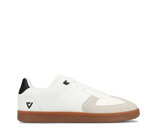 VANCE CO-MENS PELE T-TOE LOW TOP COURT SNEAKER