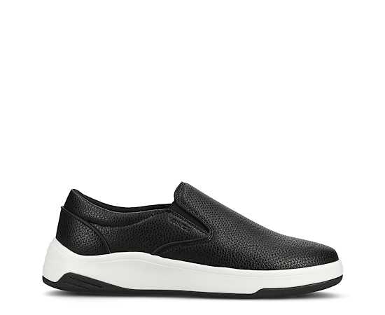 Vance Co Vance Mens Townes Comfort Perforated Slip-on Sneaker - Black - Size 8